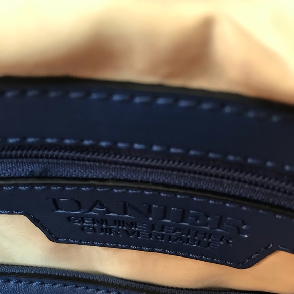 Danier Royal Blue Leather Bag - Picture 7 of 15